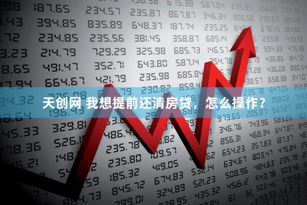 天创网 我想提前还清房贷，怎么操作？