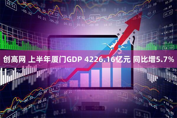 创高网 上半年厦门GDP 4226.16亿元 同比增5.7%